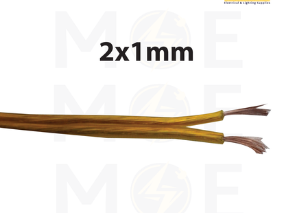 Gemi Speaker Wire / Audio video AV gold 100YD 2x1mm | GE SP2X075G | شريط سبيكر ذهبي