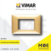 Vimar Plana Cover Plate technopolymer Polished Gold 3module | 14653.24