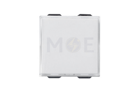 Vimar Neve name Plate push button white 1P NO 10A | 09050 كباس جرس باسم فتحتان ابيض
