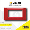 Vimar Plana Cover Plate Reflex ruby 4module | 14654.51