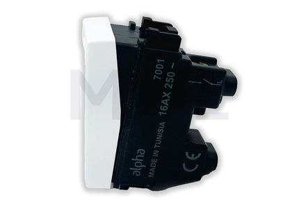 4048-STIEL SERIE ALPHA switch+ lamp 1P 16A 1module | ST 077001L