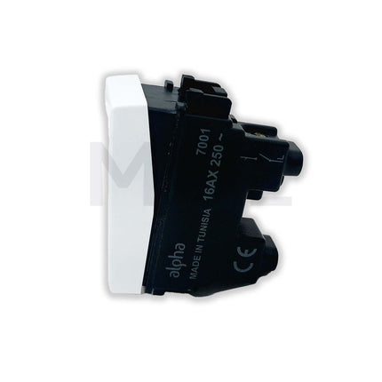 4048-STIEL SERIE ALPHA switch+ lamp 1P 16A 1module | ST 077001L