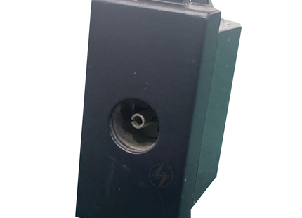 STIEL SERIE ALPHA Coaxial TV socket 9.5mm black | ST 077122N | بريز تلفزيون