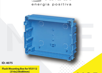 Vimar Flush Mount Mounting Box for V53112 316x238x80mm | V53312 | علبة تابلو مخفي بدون غطا