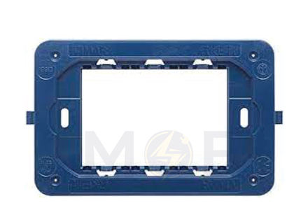 Vimar Arke Mounting Frame +screws 3module | 19613 | شاسي مثلثة
