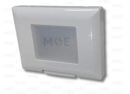 G-Tech Plaque Cover Waterproof White 3module | 3H IS057 | غطاء مطري مثلث ابيض