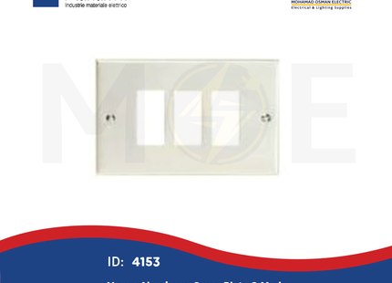 Marlanvil Venus Aluminum Cover Plate 3module | 1373.O | بلاك المنيوم مثلث