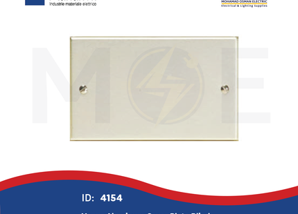 Marlanvil Venus Aluminum Cover Plate Blind 3module | 1370.O | بلاك المنيوم مسكر