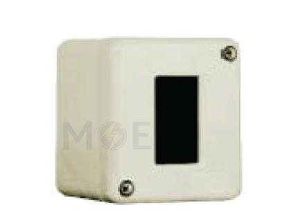 Marlanvil IP30 Surface Mounting Box Enclosure Off White 1module | 1421 | بوات ظاهر ابيض