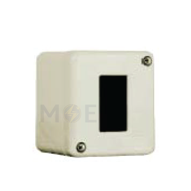 Marlanvil IP30 Surface Mounting Box Enclosure Off White 1module | 1421 | بوات ظاهر ابيض