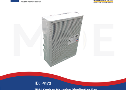 Marlanvil IP41 Surface Mounting Distribution Box Rectangle 200X150X80mm | 930.1.080 | علبة مربعة ظاهرة عش النحل