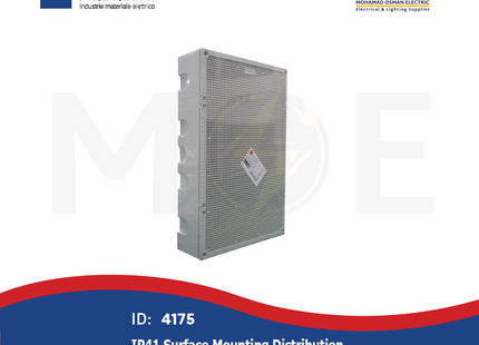 Marlanvil IP41 Surface Mounting Distribution Box Rectangle 300X200X60mm | 930.2.060 | علبة مربعة ظاهرة عش النحل