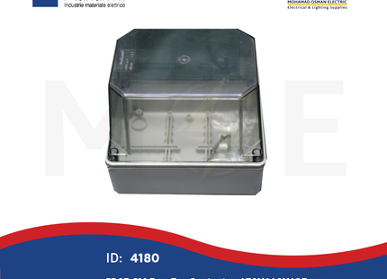 Marlanvil IP65 Sealed Surface Mounting Box For Contactor 150X110X135mm Transparent Cover | 008.CA.K | علبة ظاهرة غطا شفاف