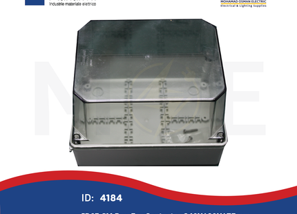 Marlanvil IP65 Sealed Surface Mounting Box For Contactor 240X180X175mm Transparent Cover | 011.CA.K | علبة ظاهرة غطا شفاف