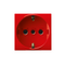 Marlanvil Onda Shuttered Socket Sicury Outlet Red 2P+E 16A | 7748.D.R