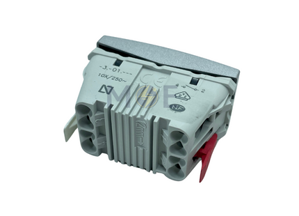Schneider Unica 1Way Screwless Switch Silver 10A 1module | MGU310130 | مفتاح مفرد فضي