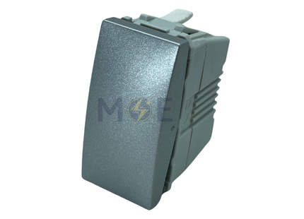 Schneider Unica 2Way Screwless Switch Silver 10A 1module | MGU310330 | مفتاح دركسيون فضي