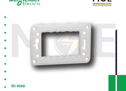Schneider Unica Plastic Mounting Frame 3module | MGU7103P | شاسي مثلثة بلاستيك