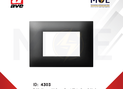 Ave SPA Tekla Young 44 Cover Front Plate Gray 3module | 44PJ03GTK | بلاك بلاستيك رمادي