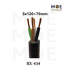 Liban Cables Power Cable Multi Core 600/1000V Black+N | NYY 3x120+70mm