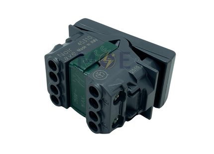 Ave SPA 1Way Switch Black 2P 16A 0-1 | 45310 | مفتاح مفرد خطين اسود