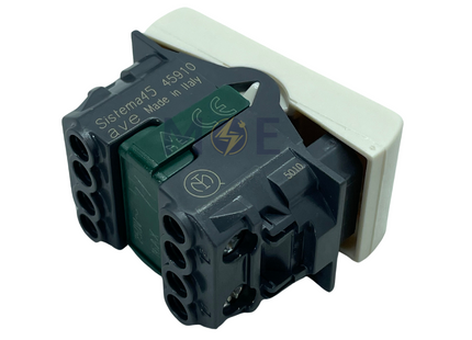 Ave SPA 1Way Switch Ivory 2P 16A 0-1 | 45910 | مفتاح مفرد خطين عاجي