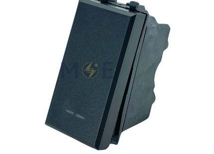 Ave SPA 1Way Switch Matt Black 1P 16A | 445001 | مفتاح مفرد اسود ناشف