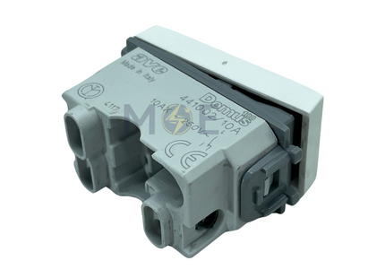 Ave SPA/Domus 2Way Switch White 1P 10A 1module | 441002/10A | مفتاح دركسيون ابيض