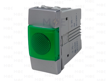 Schneider Aluminum Indicator Lamp Green 30V 1Module | MGU377530V | لمبة اشارة اخضر