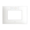 Ave Domus Young 44 Cover Front Plate White 3module | 44PJ03BT