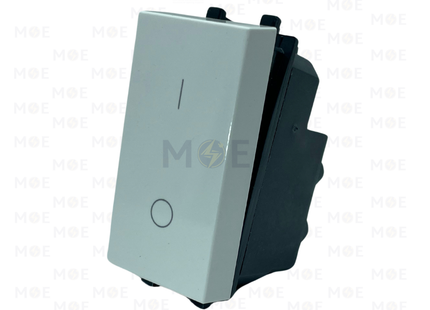 Meta 1Way Switch White 2P 16A 0-1 | 43B010 | مفتاح مفرد خطين ابيض