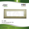 Meta Cover Plate Champagne Matt 7module | 43BP07CHO