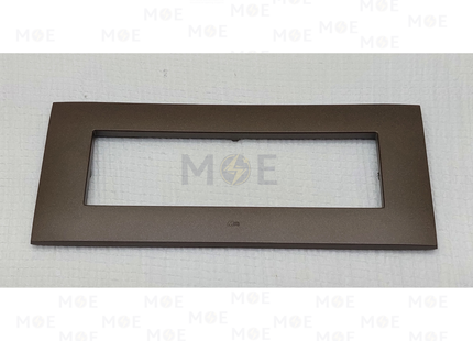 Meta Cover Plate Bronze Matt 7module | 43BP07BZ | بلاك بلاستيك برونز مات