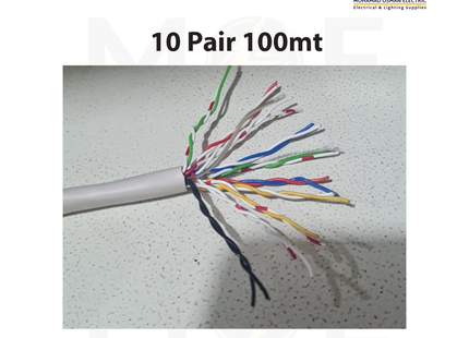 Liban Cables Indoor Telephone Cable 10 Pair 100mt | LIBTEL 10x2x0.5mm | كابل تلفون مبروم