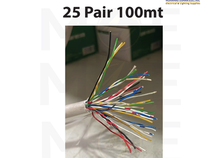 Liban Cables Indoor Telephone Cable 25 Pair 100mt | LIBTEL 25x2x0.5mm | كابل تلفون مبروم
