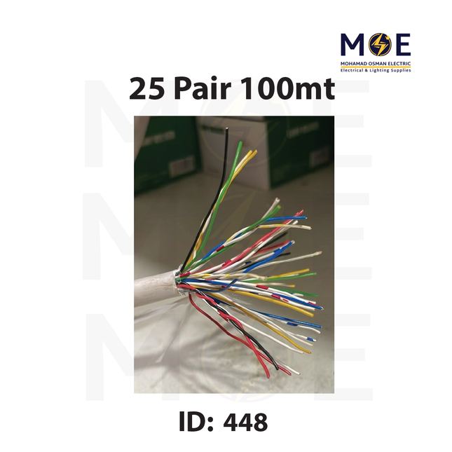 Liban Cables Indoor Telephone Cable 25 Pair 100mt | LIBTEL 25x2x0.5mm | كابل تلفون مبروم