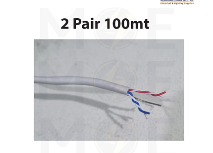 Liban Cables Indoor Telephone Cable 2 Pair 100mt | LIBTEL 2x2x0.5mm | كابل تلفون مبروم