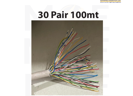 Liban Cables Indoor Telephone Cable 30 Pair 100mt | LIBTEL 30x2x0.5mm | كابل تلفون مبروم