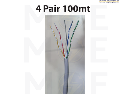Liban Cables Indoor Telephone Cable 4 Pair 100mt | LIBTEL 4x2x0.5mm | كابل تلفون مبروم