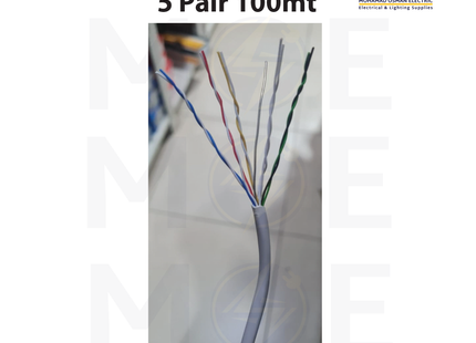 Liban Cables Indoor Telephone Cable 5 Pair 100mt | LIBTEL 5x2x0.5mm | كابل تلفون مبروم