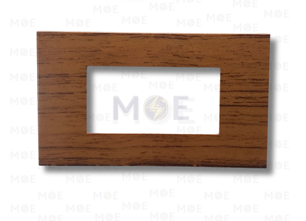 G-TECH/ Legrand Arteor Cover Plate 4module A011 Wood Grain | LGT-L408 | بلاك مربع خشبي فاتح