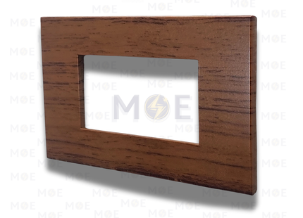 G-TECH/ Legrand Arteor Cover Plate 4module A011 Wood Grain | LGT-L408 | بلاك مربع خشبي فاتح