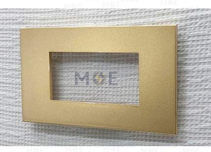 G-TECH/ Legrand Arteor Cover Plate 4module Champagne | LGT-L404 | بلاك مربع ذهبي شمباني