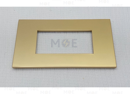 G-TECH/ Legrand Arteor Cover Plate 4module Champagne | LGT-L404 | بلاك مربع ذهبي شمباني