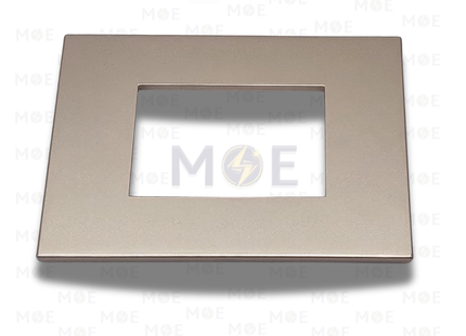 G-TECH/ Legrand Arteor Cover Plate 3module Gold | LGT-L303 | بلاك مثلث شمباني (ذهبي غامق) رمادي