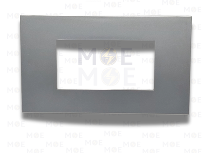 G-TECH/ Legrand Arteor Cover Plate 4module Silver | LGT-L402 | بلاك مربع فضي