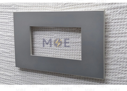 G-TECH/ Legrand Arteor Cover Plate 4module Silver | LGT-L402 | بلاك مربع فضي
