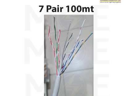 Liban Cables Indoor Telephone Cable 7 Pair 100mt | LIBTEL 7x2x0.5mm | كابل تلفون مبروم
