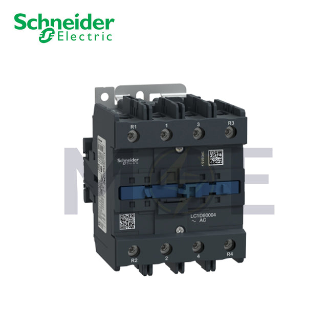 Schneider 125A (AC1), 4P, 220V AC,50Hz | SHNDR-LC1D80004M5