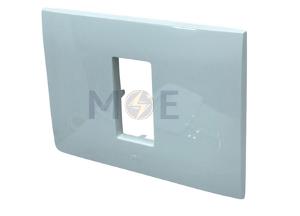 Meta Cover Plate White 1module | 43BP01BB | بلاك بلاستيك ابيض